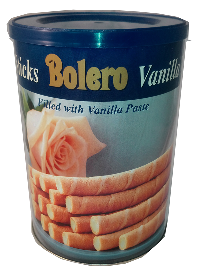 Bolero Vanilla Wafers Tin